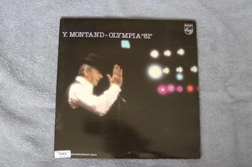 Yves Montand (acteur en zanger) dubbel LP: Olympia “81” beschikbaar voor biedingen