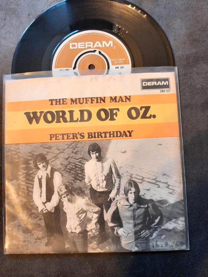 WORLD OF OZ - THE MUFFIN MAN, Cd's en Dvd's, Vinyl Singles, Gebruikt, Single, Pop, 7 inch, Ophalen of Verzenden
