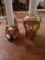 2x candle holders, Huis en Inrichting, Woonaccessoires | Kandelaars en Kaarsen, Zo goed als nieuw, Ophalen