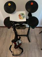 Wii Bandhero spel gitaar drums, 2 spelers, Ophalen, Gebruikt, Muziek