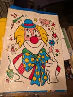 Raamstickers carnaval clown, Kleding | Dames, Ophalen of Verzenden, Zo goed als nieuw, Carnaval