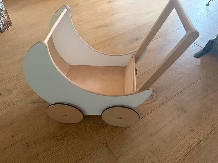 ZGAN Ooh Noo Houten Speelgoed Kinderwagen, Kinderen en Baby's, Speelgoed | Overig, Zo goed als nieuw, Jongen of Meisje, Ophalen of Verzenden