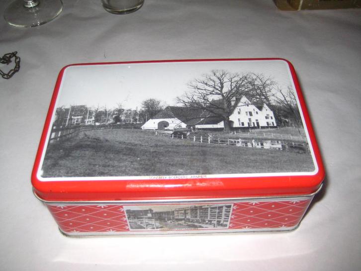 blikje met afbeeldingen arnhem (vlgnr 7), Verzamelen, Blikken, Zo goed als nieuw, Overige, Ophalen of Verzenden