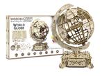 3D Houten Puzzel World Globe - DIY Wood Builds, Verzenden, Minder dan 500 stukjes, Nieuw, Rubik's of 3D-puzzel