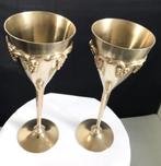 Kelken kerk bruidsbekers massief messing H 22✨💑🍷🤗🎁👌, Antiek en Kunst, Ophalen of Verzenden