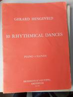 Gerard Hengeveld - 10 Ritmische Dansen voor Piano 4 Handen, Gebruikt, Klassiek, Ophalen of Verzenden, Artiest of Componist