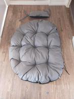 Egg stoel kussen grijs! Ei-stoel kussen met hoofdkussen, Ophalen, Zo goed als nieuw