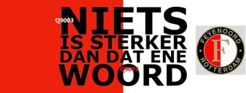 Feyenoord wandborden van metaal, div. maten vanaf 14,99 beschikbaar voor biedingen