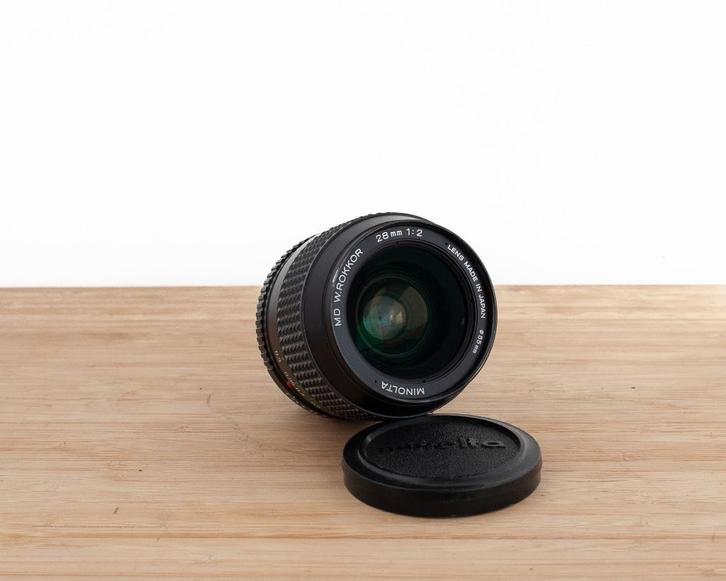 Minolta Rokkor MD 28mm F/2 lens, Audio, Tv en Foto, Fotografie | Lenzen en Objectieven, Zo goed als nieuw, Groothoeklens, Ophalen