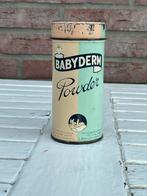 Baby poederbus orgineel vintage 70 jaar oud, Verzamelen, Blikken, Ophalen of Verzenden, Gebruikt, Overige
