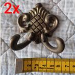 2 vintage wandhaken, Huis en Inrichting, Woonaccessoires | Kapstokken, Wandhaken, Nieuw, Ophalen of Verzenden, Minder dan 100 cm
