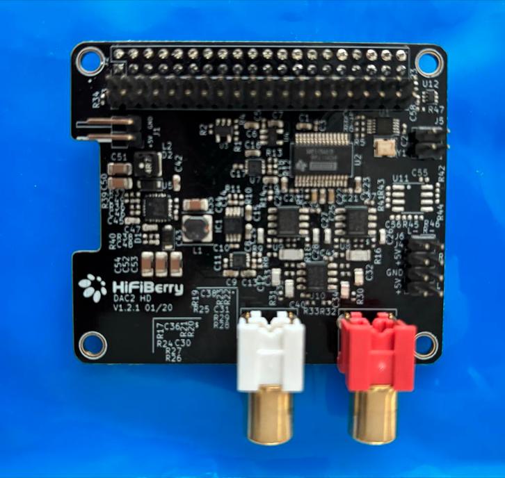 Hifiberry DAC2 HD Audio Board - Raspberry Pi, Computers en Software, Geluidskaarten, Zo goed als nieuw, Intern, Ophalen of Verzenden