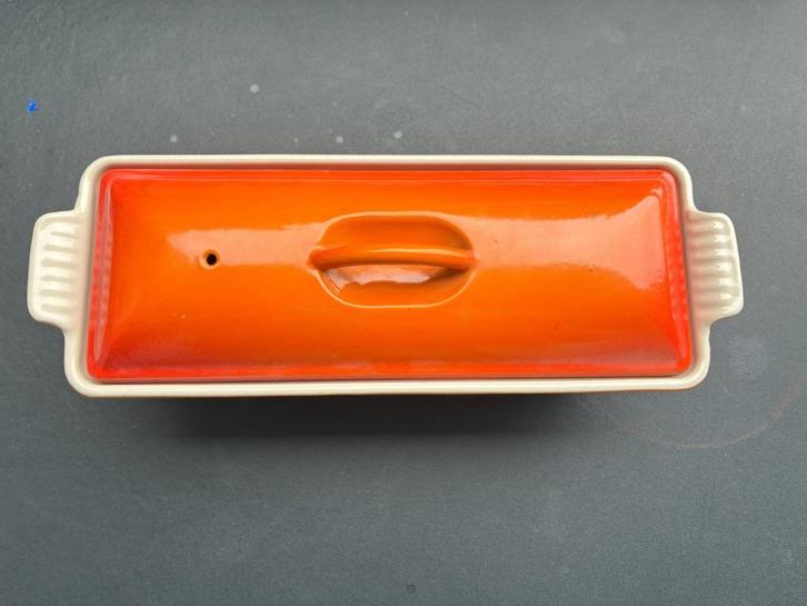 Le Creuset : paté vorm in gietijzer, Huis en Inrichting, Keuken | Potten en Pannen, Zo goed als nieuw, Overige typen, Gietijzer