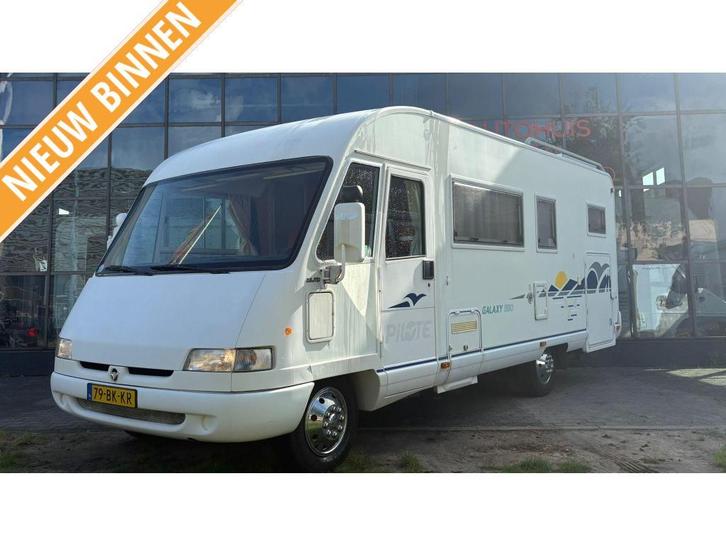 Pilote Galaxy 880 2.8JTD 130PK Hefbed,Airco,L-zit, Caravans en Kamperen, Campers, Bedrijf, tot en met 5, Pilote, Diesel, Handgeschakeld