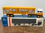 Lion Car 59 DAF trekker met eurotrailer Bak & Braad, Ophalen of Verzenden, Zo goed als nieuw, Bus of Vrachtwagen, Lion Toys