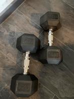 15kg hexa dumbells set, Sport en Fitness, Fitnessmaterialen, Ophalen, Zo goed als nieuw