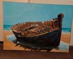 schilderijen'schilderij'boot.wrak'steeg, Ophalen of Verzenden, Zo goed als nieuw, Motorboot, Kaart, Foto of Prent