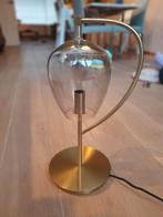 Zara Home tafellamp met glazen kap, Huis en Inrichting, Lampen | Tafellampen, Ophalen, Zo goed als nieuw, Glas, Minder dan 50 cm