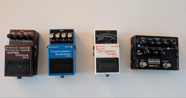 4 Effect Pedalen: Boss, MXR, Muziek en Instrumenten, Effecten, Gebruikt, Ophalen of Verzenden