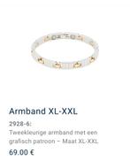 Energetix armband zilver-goud van € 69 voor € 49, Ophalen of Verzenden, Nieuw, Goud, Staal
