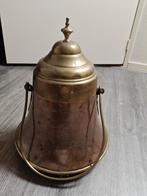 Antieke Koperen & Bronzen doofpot met Deksel, Ophalen, Koper