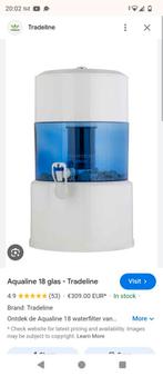 Waterfilter aqualine 18 glas nooit gebruikt, Ophalen of Verzenden, Nieuw