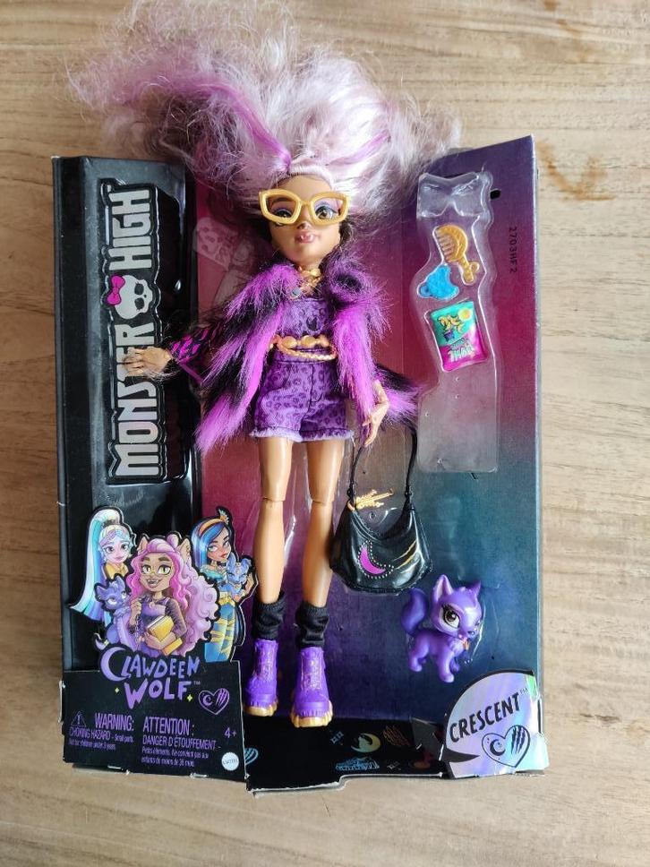 Monster High Clawdeen Wolf pop, Kinderen en Baby's, Speelgoed | Poppen, Gebruikt, Overige typen, Ophalen