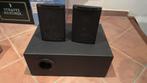 Jamo speakerset (met subwoofer en gratis extra subwoofer), Gebruikt, Ophalen of Verzenden, 60 tot 120 watt, Front, Rear of Stereo speakers
