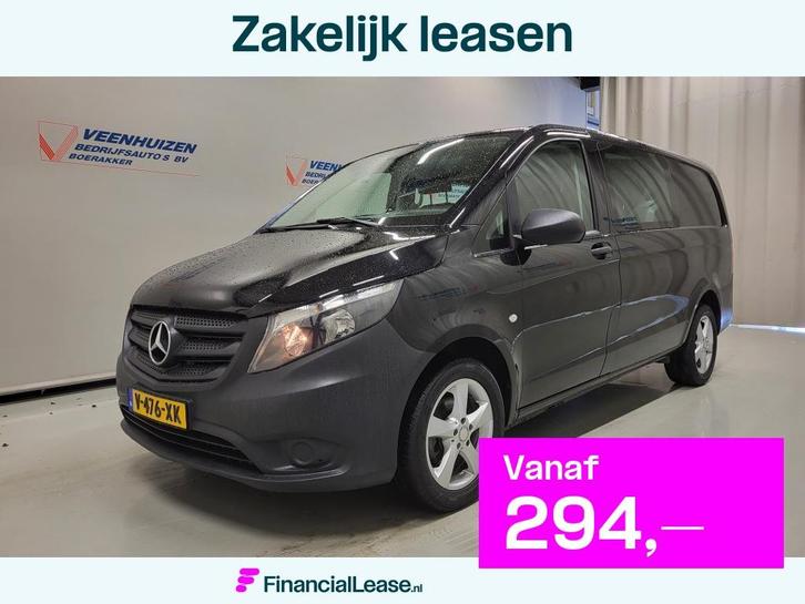 Mercedes-Benz Vito 111CDI L2/H1 Dubbele Cabine Euro 6!, Auto's, Bestelauto's, Bedrijf, Lease, Financial lease, Achteruitrijcamera