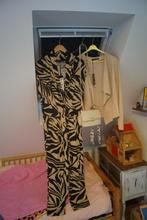 jumpsuit ,jasje en tasje dames, Kleding | Dames, Ophalen, Overige typen, Beige, Maat 42/44 (L)