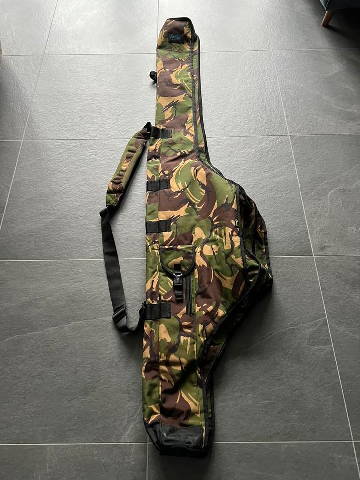 Aqua Tristar 12ft 3-Rod Holdall DPM NOG ALS NIEUW!, Watersport en Boten, Hengelsport | Karpervissen, Zo goed als nieuw, Overige typen