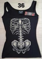 GOTHIC TOPS ALTERNATIEF 36 38 SPIRAL RESTYLE ENZ, Zwart, Ophalen of Verzenden, Zo goed als nieuw, Maat 36 (S)