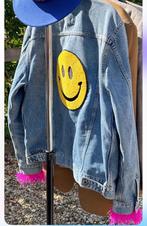 Oversized Spijkerjas Smiley - Anti Balme, Blauw, Maat 46/48 (XL) of groter, Ophalen of Verzenden, Zo goed als nieuw