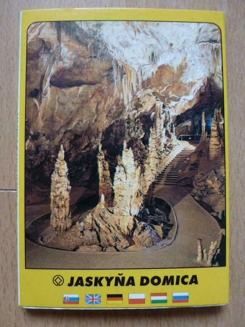 Leporello Jaskyňa Domica grot Slowaakse Karst Slowakije, Verzamelen, Ansichtkaarten | Buitenland, Overig Europa, 1980 tot heden