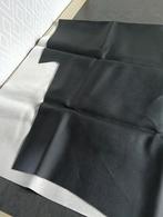 Lapje skai zwart, 120 cm of meer, Zwart, Leer of Kunstleer, Nieuw