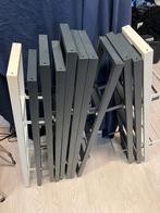 DVD/CD rek Lerberg 11 stuks, Huis en Inrichting, Woonaccessoires | Cd- en Dvd-rekken, Ophalen, Zo goed als nieuw, Metaal, Cd's of Dvd's