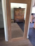 Grote  Spiegel in houten lijst. Afm. 180x90cm, Huis en Inrichting, Woonaccessoires | Spiegels, Ophalen of Verzenden, Zo goed als nieuw
