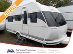 Hobby De Luxe 460 LU Aparte bedden Incl: Mover, Caravans en Kamperen, Rondzit, Hobby, Bedrijf, Schokbreker