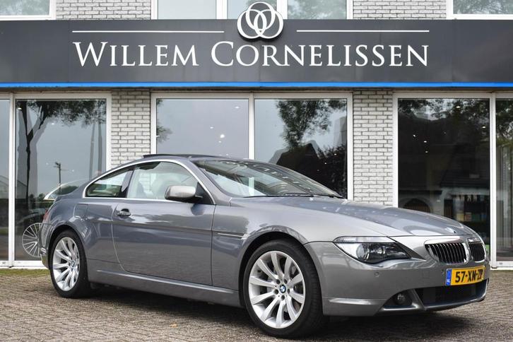 BMW 6-serie 650i High Executive Schuifdak NL Auto Onderhoud, Auto's, BMW, Bedrijf, Te koop, 6-Serie, ABS, Airbags, Airconditioning