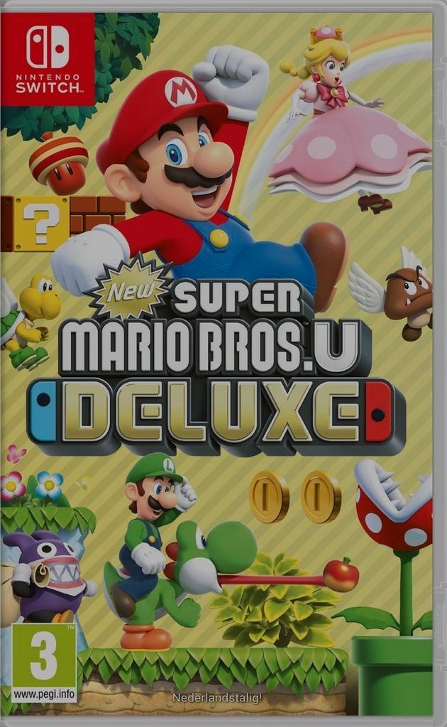 New Super Mario Bros. U Deluxe - Nintendo Switch, Spelcomputers en Games, Games | Nintendo Switch, Nieuw, Platform, 3 spelers of meer