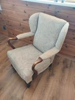 2 ouderwetse fauteuils met tafeltje, Huis en Inrichting, Fauteuils, Gebruikt, Stof, 75 tot 100 cm, Ophalen