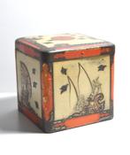 Mooie oude, oosterse Pecco theebus, Niemeijer (1930-1940), Verzamelen, Blikken, Ophalen of Verzenden, Gebruikt, Thee