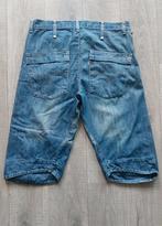 Vintage Levis Engineered Twisted denim jorts shorts M, Blauw, Ophalen of Verzenden, W33 - W34 (confectie 48/50), Gedragen