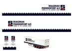 Vrachtauto decal 1:50 Skagerak Fiskeeksport A/S Danmark, Verzenden, Nieuw, Bus of Vrachtwagen, Overige merken