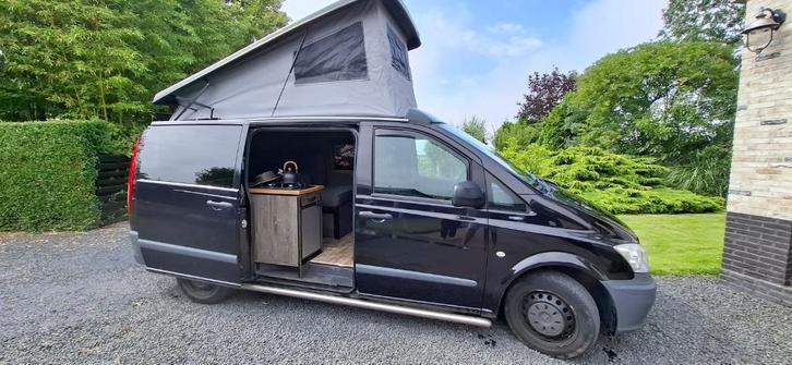 Buscamper huren? Check onze Mercedes 'Vagabond' Vito., Caravans en Kamperen, Verhuur