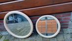 Vintage spiegels beige, Minder dan 50 cm, Gebruikt, Ophalen of Verzenden, Minder dan 100 cm