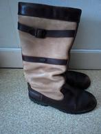 Leren laarzen, Kleding | Dames, Schoenen, Ophalen of Verzenden, Zo goed als nieuw, Bruin, Hoge laarzen