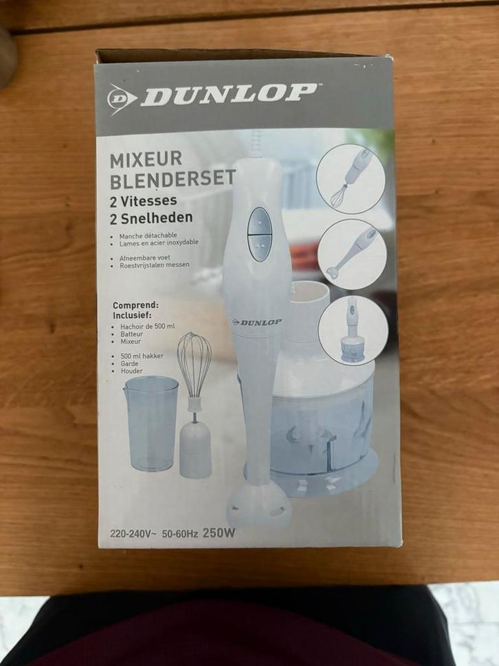 Dunlop Blender & Mixer Set - Nieuw in doos, Witgoed en Apparatuur, Blenders, Nieuw, Blender, Ophalen of Verzenden