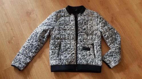 Koopje! Nickelson Three - Zero L zwart/wit gewatteerde jas, Kleding | Dames, Jasjes, Kostuums en Pakken, Zo goed als nieuw, Jasje