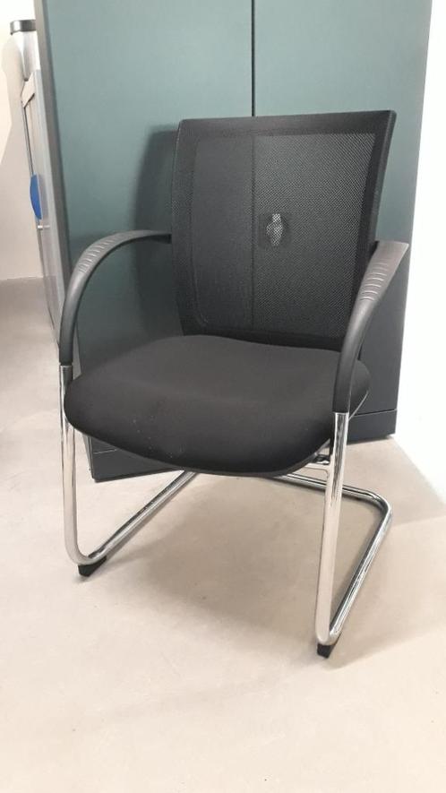 Slede stoelen /conferentie stoelen, Huis en Inrichting, Stoelen, Gebruikt, Vijf, Zes of meer stoelen, Stof, Zwart, Ophalen